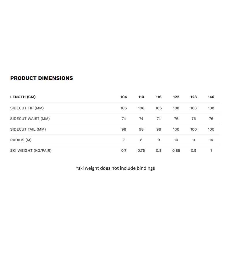 Dynastar M Menace Team Kids Ski + X4 Binding 2025