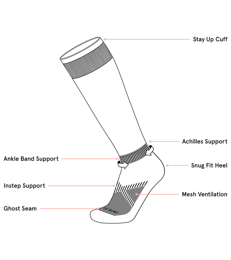 Le Bent The Fit Zero Cushion Snow Sock