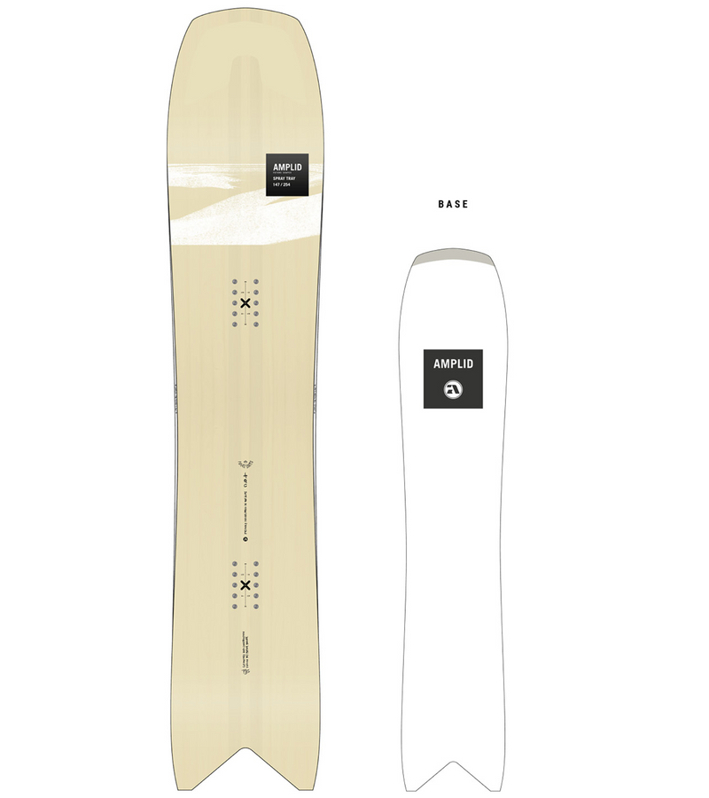 Amplid Spray Tray Snowboard 2025